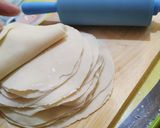 Foto langkah ke 3 dari resep Kulit siomay, dim sum dan pangsit.