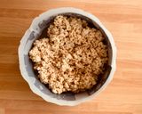A picture of step 2 of Puffed Rice and Almond Tart with Tropical Fruit Cream.