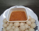 Foto langkah ke 5 dari resep Cilok Polosan Bumbu Kacang.