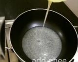 A picture of step 1 of Besan Ka halwa.