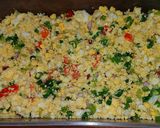 A picture of step 4 of Mike's Southwestern Egg Salad On Jalapeño Bagels.