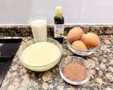 Foto del paso 1 de la receta: Mini pudín “ chocolate y vainilla”