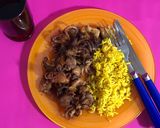 Foto del paso 12 de la receta: Mis pulpitos al ajillo con arroz al vermouth