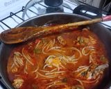 Foto del paso 3 de la receta: Fideos Largos con tuco y pollo