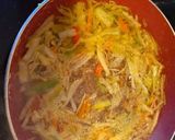 A picture of step 2 of Cabbage Soup.