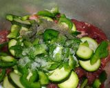 A picture of step 1 of Potatoe Goulash.