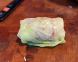 A picture of step 5 of Vegan malfoof.