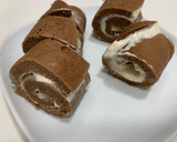 Foto del paso 4 de la receta: Rollitos saludables de chocolate al microondas