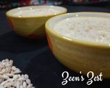 A picture of step 4 of Talbina or Barley Porridge.
