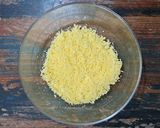 A picture of step 2 of Oeufs Mimosa (French-Style Devilled Eggs).