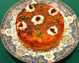 عکس مرحله 4 از دستور تهچین مرغ و قارچ