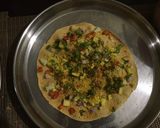 A picture of step 2 of Roasted masala papad.