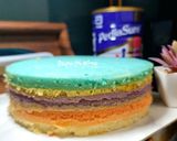Foto langkah ke 4 dari resep 187. Bolu Santan Pelangi Kukus.