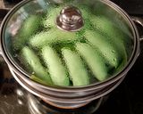 Foto langkah ke 4 dari resep Es pisang ijo.