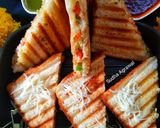 ग्रिल्ड वेज सैन्डविच (grilled veg sandwich recipe in Hindi) रेसिपी चरण 5 फोटो