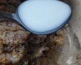 A picture of step 3 of Caramel Cocoa Coconut Macarons.