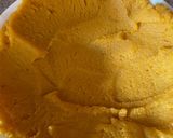 A picture of step 2 of Mango puran poli.