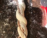 A picture of step 6 of Nutella bread.