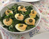 Foto del paso 3 de la receta: Huevos relleno de palito de cangrejo