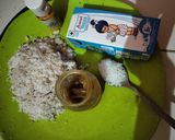 A picture of step 1 of Fiber rich coconut laddoo.