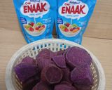 Foto langkah ke 1 dari resep Es Ubi Ungu Telur Puyuh.