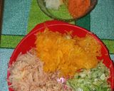 Foto del paso 1 de la receta: Sopa de verduras ralladas con fideos