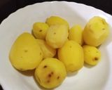 पालक दम आलू टिक्का रेसिपी चरण 1 फोटो