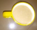 A picture of step 2 of Kunun alkama.