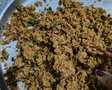 A picture of step 4 of Rajma tikki chaat.