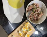 Hình bước làm 1 của món Bánh gối