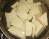 A picture of step 1 of Yam balls.
