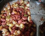 Foto del paso 6 de la receta: Guiso de papas con longaniza y salchichas 👌😋