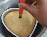 ஹார்ட் சேஃப் கேக்(heart shape cake recipe in tamil) ரெசிபி ஸ்டேப் 9 புகைப்படம்