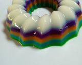 Foto langkah ke 3 dari resep Puding rainbow polkadot #BikinBareng.