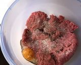 A picture of step 1 of Breaded Ground Meat Patties.