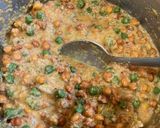 चना और मूली के पत्ते की सब्ज़ी (Chana aur mooli ke patte ki sabzi recipe in Hindi) रेसिपी चरण 3 फोटो