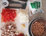 A picture of step 1 of My Wholewheat Pasta with Chicken Tomato & Herbs.