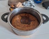 Foto del paso 9 de la receta: Bizcochuelo en licuadora versión marmoleado con jengibre, naranja y zanahoria también chía