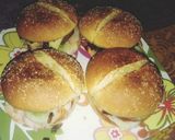 A picture of step 5 of Mutton kabab Burger.