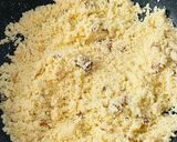 A picture of step 2 of Rava ladoo.