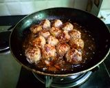 A picture of step 2 of Mutton kofta salen.