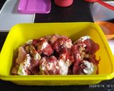 A picture of step 1 of Chicken Changezi.