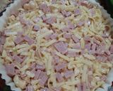 Foto del paso 4 de la receta: Tarta reciclada de fideos, pollo, jamón y queso 🥰