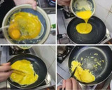 滑嫩歐姆蛋小撇步，歐姆蛋咖喱牛輕鬆上桌的食譜步驟3照片