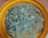 Foto del paso 1 de la receta: Bocadillo de tortilla con espinacas al microondas