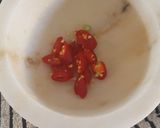 A picture of step 1 of Javanese Fried Rice.