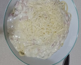 Foto del paso 5 de la receta: Tallarines o espaguetis a la carbonara a mi manera