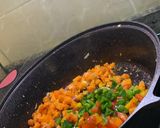 A picture of step 6 of Coconut veggies rice.