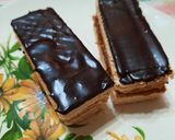 Foto del paso 4 de la receta: Obleas rellenas con baño de chocolate