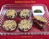 A picture of step 10 of Beetroot Carrot Tikki.